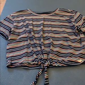 Hollister tied shirt